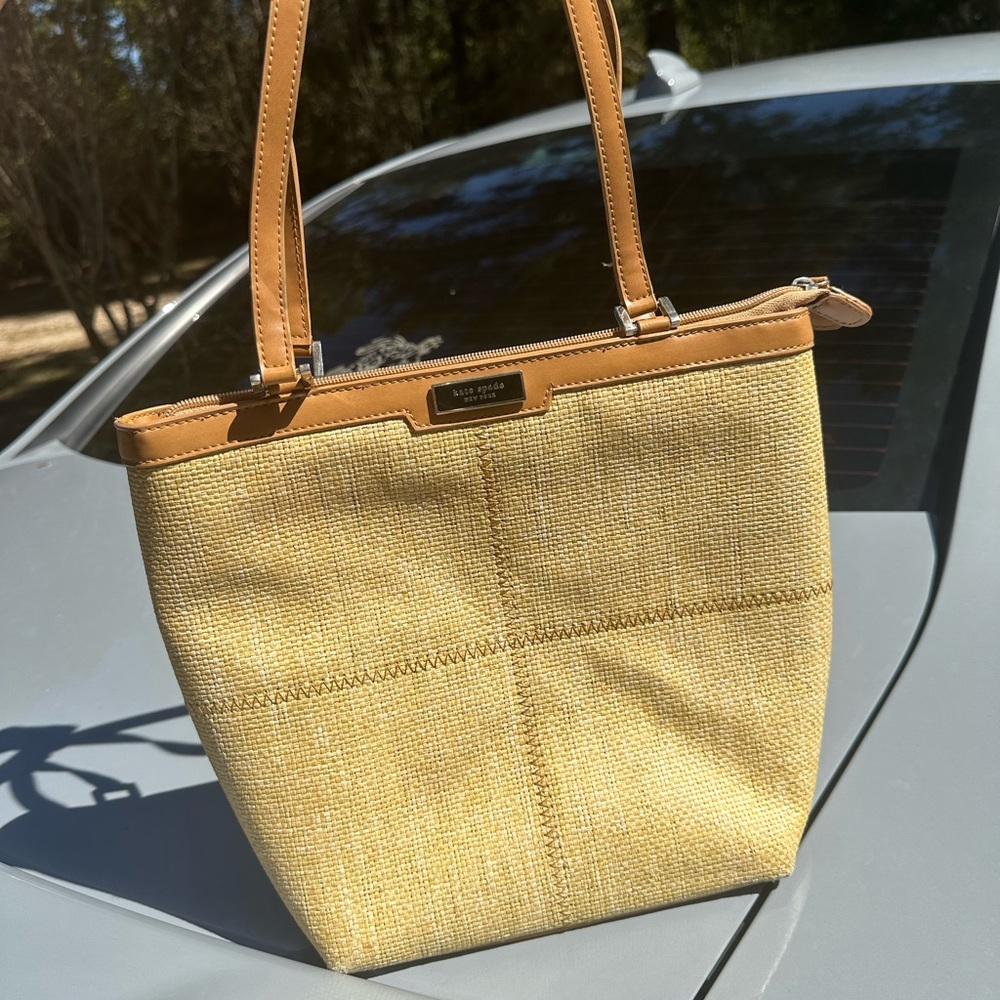 Kate Spade Burlap Bag